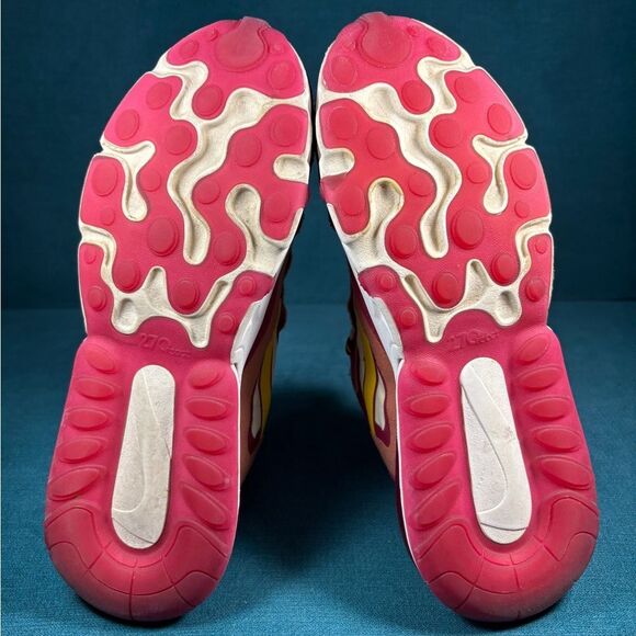 Size 8Men/9.5Women - Nike air max react 270 red shoes - Picture 8 of 9